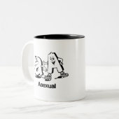 Tasse 2 Couleurs Asexué (Devant gauche)
