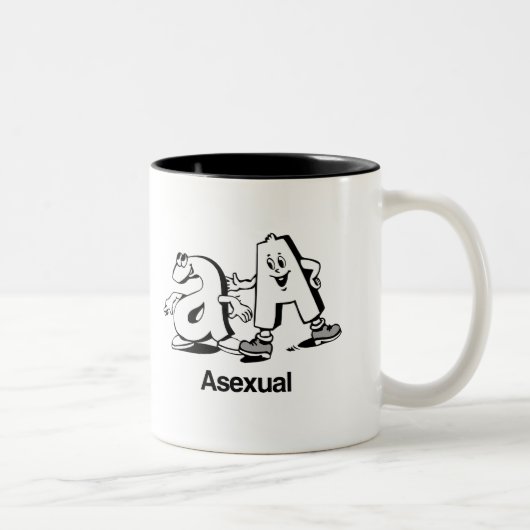 Tasse 2 Couleurs Asexué (Droit)