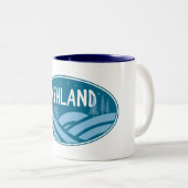Tasse 2 Couleurs Ashland Oregon Extérieur (Devant droit)