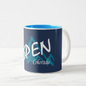 Tasse 2 Couleurs Aspen Colorado (Devant droit)