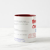 Tasse 2 Couleurs Assez de codage ! (Centre)