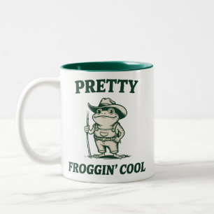 Tasse 2 Couleurs Assez Froggin Cool Grenouille Crapaud Mème Amateur
