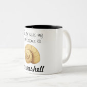 Tasse 2 Couleurs Assez Sure ma pierre porte-bonheur est un (Devant droit)