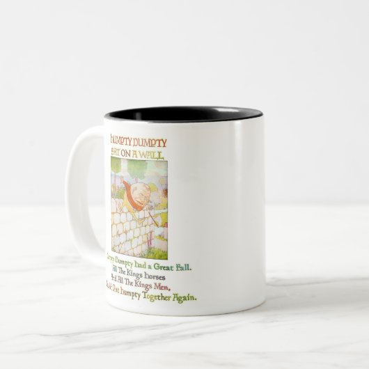 Tasse 2 Couleurs Assis Puissant Sur Un Mur (Devant gauche)