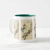 Tasse 2 Couleurs Assis sur le fil d'araignée (Devant gauche)