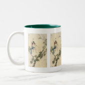 Tasse 2 Couleurs Assis sur le fil d'araignée (Gauche)