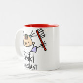 Tasse 2 Couleurs Assistant dentaire (Devant gauche)