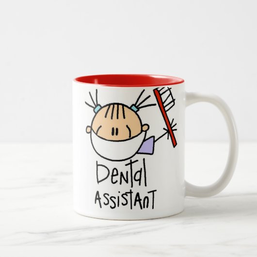 Tasse 2 Couleurs Assistant dentaire (Droit)