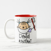 Tasse 2 Couleurs Assistant dentaire (Gauche)