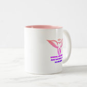 Tasse 2 Couleurs Assistant dentaire Fairy Pink Musique (Devant droit)