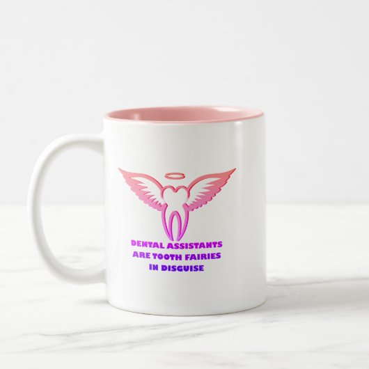 Tasse 2 Couleurs Assistant dentaire Fairy Pink Musique (Gauche)
