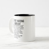 Tasse 2 Couleurs Assistant infirmier certifié (Devant gauche)