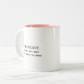 Tasse 2 Couleurs Assistante Virtuelle Professionnelle Administrativ (Devant gauche)