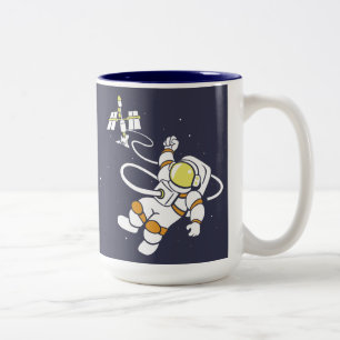 Tasse 2 Couleurs Astronaute