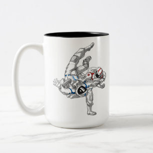 Tasse 2 Couleurs Astronaute du Jiu-Jitsu