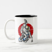 Tasse 2 Couleurs Astronautes de Jiu-Jitsu (Gauche)