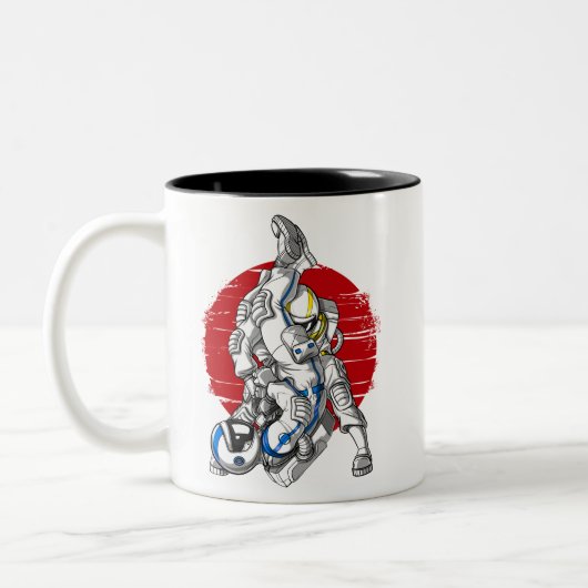 Tasse 2 Couleurs Astronautes de Jiu-Jitsu (Gauche)