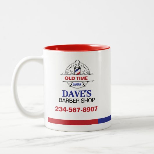 Tasse 2 Couleurs Atelier de coiffure (Gauche)