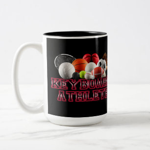 Tasse 2 Couleurs Athlète clavier