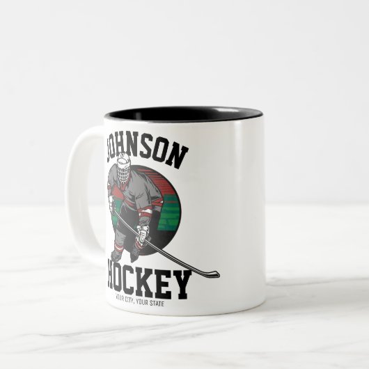 Tasse 2 Couleurs Athlétisme (Devant gauche)