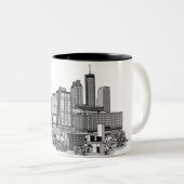 Tasse 2 Couleurs Atlanta Géorgie (Devant droit)