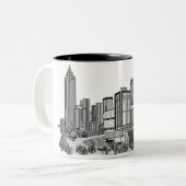 Tasse 2 Couleurs Atlanta Géorgie (Devant gauche)