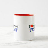 Tasse 2 Couleurs Atout de chats d'amour (Centre)