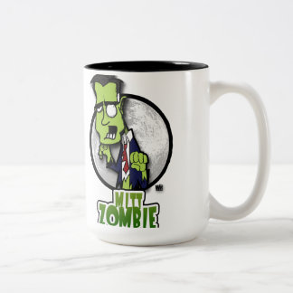 Tasse 2 Couleurs Attaques de zombi de gant !