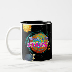 TASSE 2 COULEURS ATTEIGNEZ LES ÉTOILES