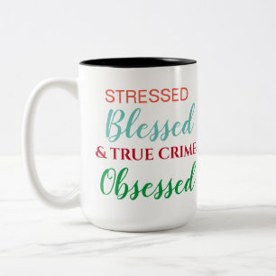 Tasse 2 Couleurs Atteint d'un crime véritable et béni