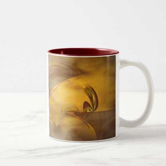 Tasse 2 Couleurs Attente au bord (Droit)