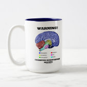 Tasse 2 Couleurs Attention ! Intervention cognitive Humour néédéd b (Gauche)