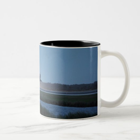 Tasse 2 Couleurs Atterrissage de découverte de navette spatiale - (Droit)