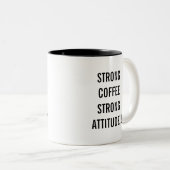 Tasse 2 Couleurs Attitude (Devant droit)