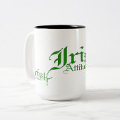 Tasse 2 Couleurs Attitude irlandaise (Devant gauche)