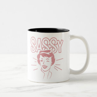 Tasse 2 Couleurs Attitude rétro