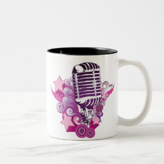 Tasse 2 Couleurs Attrait du microphone