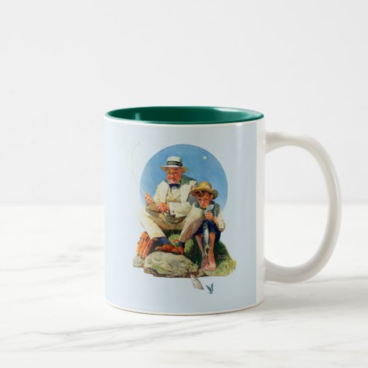 Tasse 2 Couleurs Attraper le grand (Droit)