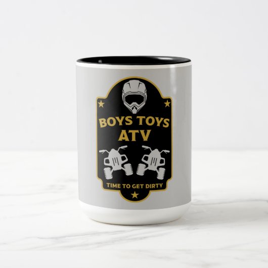 Tasse 2 Couleurs Atv quad aventures (Centre)