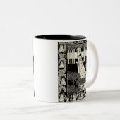 TASSE 2 COULEURS AUBREY BEARDSLEY (Devant droit)