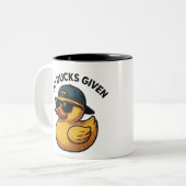 Tasse 2 Couleurs Aucun canard donné (Devant gauche)