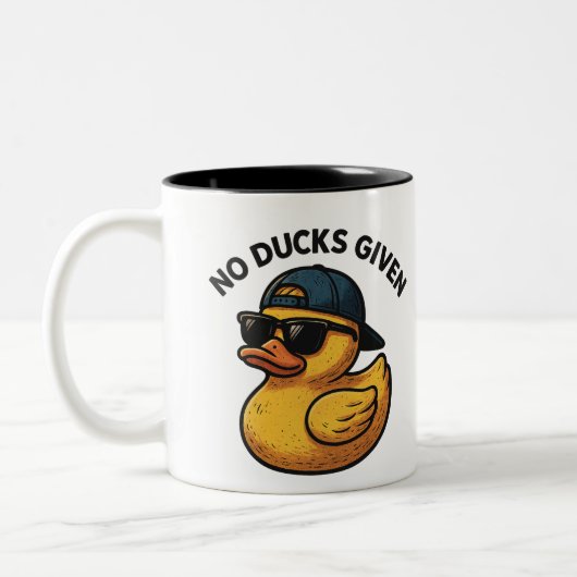 Tasse 2 Couleurs Aucun canard donné (Gauche)