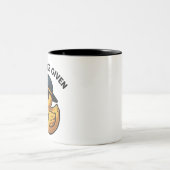 Tasse 2 Couleurs Aucun canard donné (Centre)