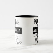 Tasse 2 Couleurs AUCUN DISQUE AVANT D'Ajouter Votre Nom BOIT café (Centre)