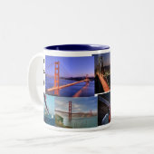 Tasse 2 Couleurs Aucun endroit n'aiment San Francisco (Devant gauche)