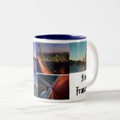 Tasse 2 Couleurs Aucun endroit n'aiment San Francisco (Devant droit)