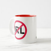 TASSE 2 COULEURS AUCUN IRL (Devant gauche)