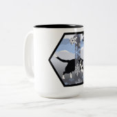 Tasse 2 Couleurs Aucun Jours Manqués Badge Janvier (Devant gauche)