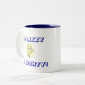 TASSE 2 COULEURS AUCUN LIKEY, AUCUN LIGHTY ! (Devant gauche)