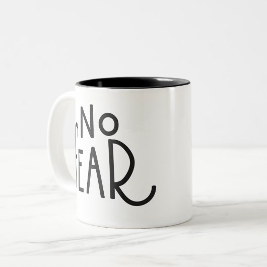 Tasse 2 Couleurs aucune crainte (Devant gauche)